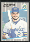 1989 Fleer #191 Joey Meyer