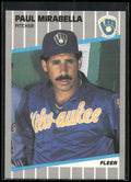 1989 Fleer #192 Paul Mirabella