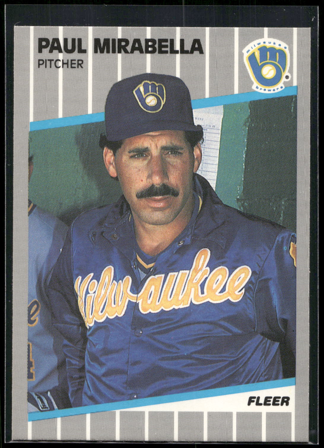 1989 Fleer #192 Paul Mirabella