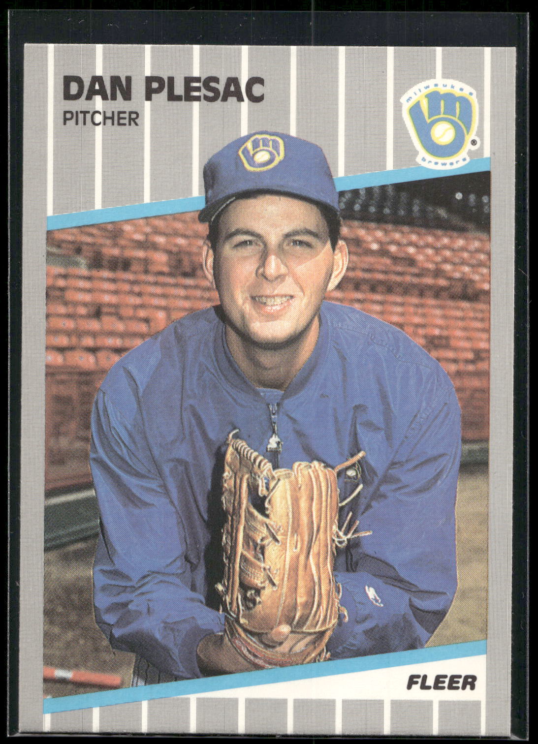 1989 Fleer #195 Dan Plesac