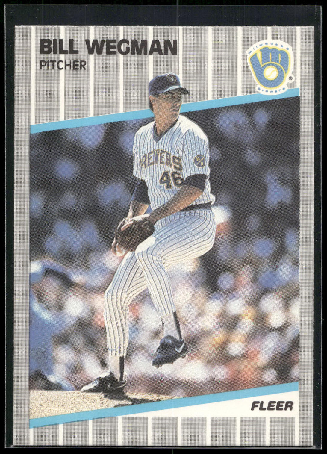 1989 Fleer #199 Bill Wegman