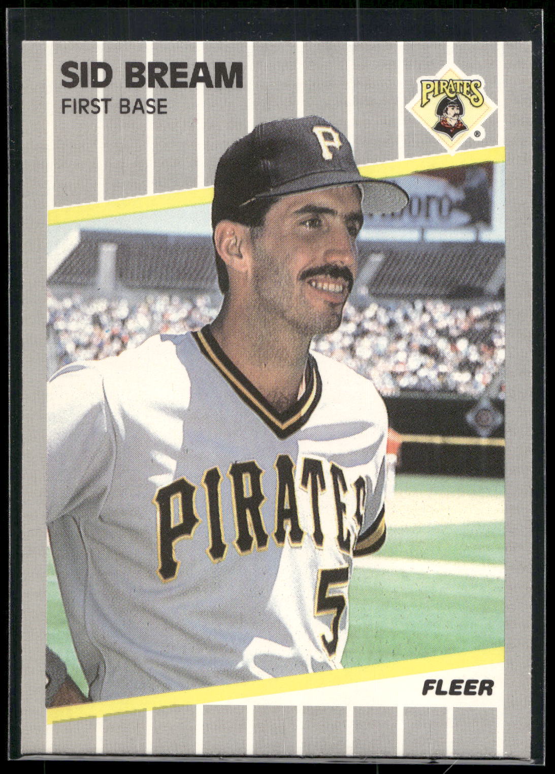 1989 Fleer #204 Sid Bream