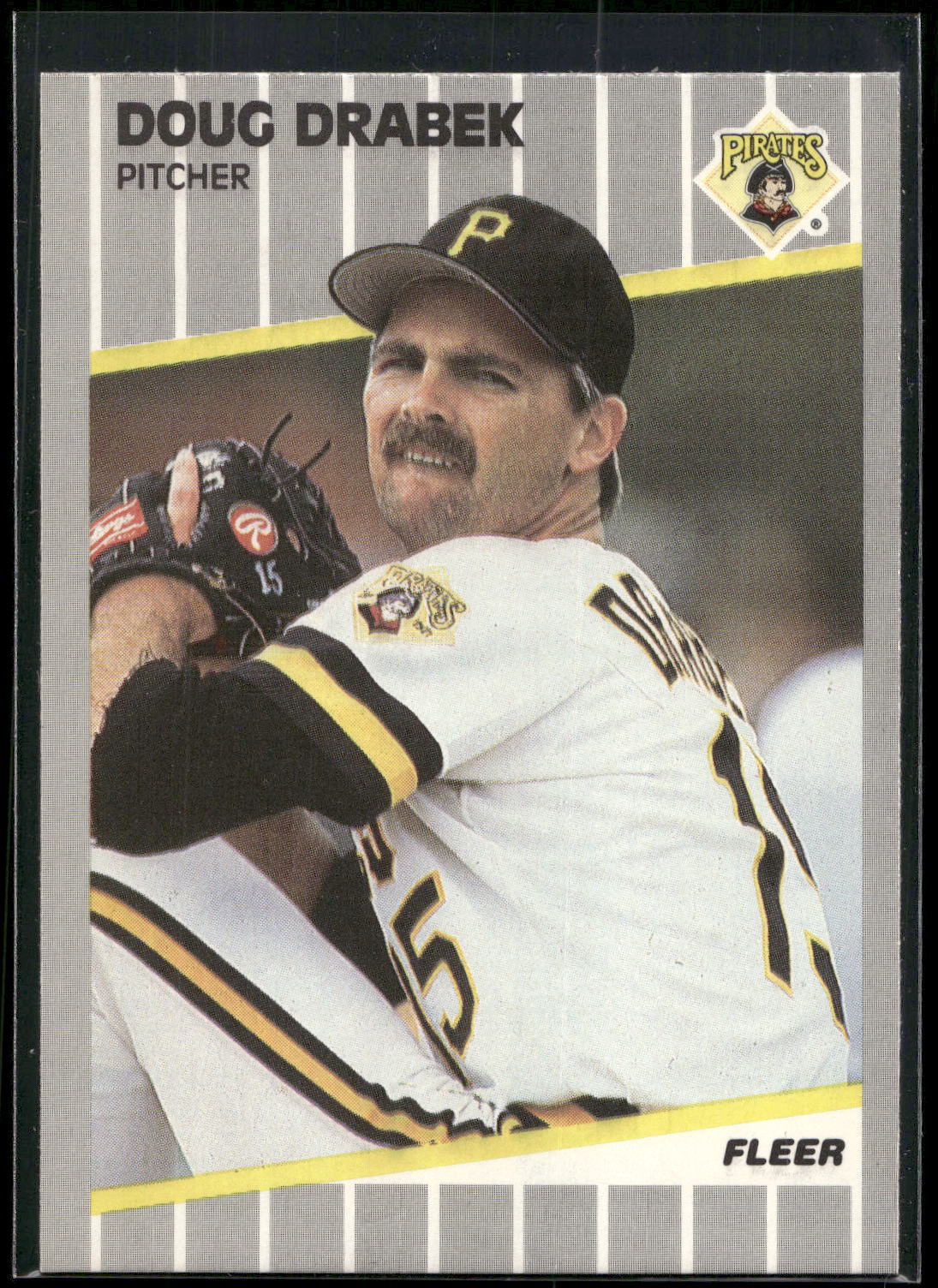 1989 Fleer #206 Doug Drabek
