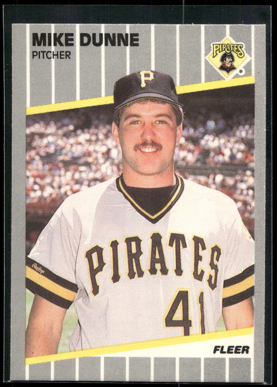 1989 Fleer #207 Mike Dunne