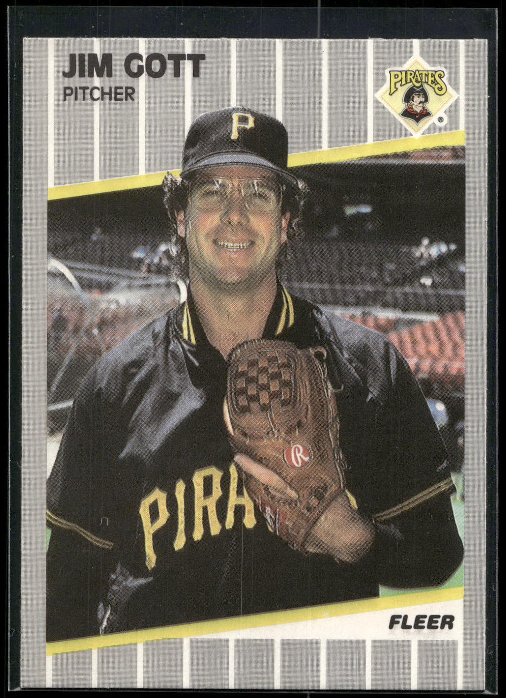 1989 Fleer #210 Jim Gott