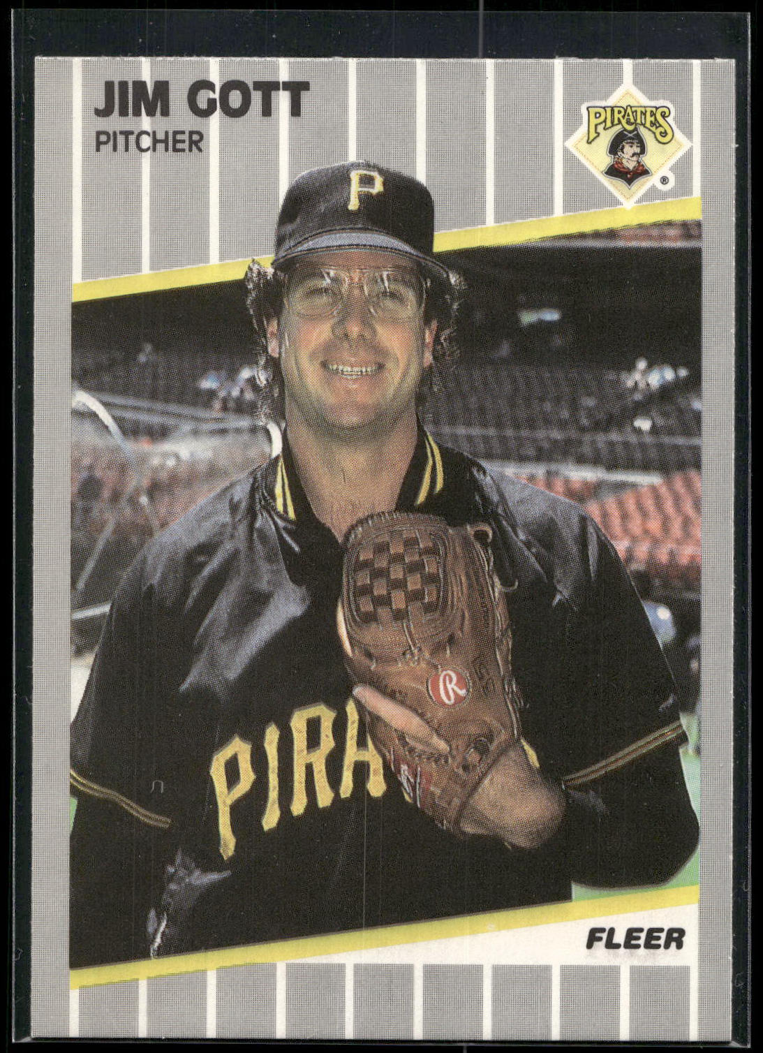 1989 Fleer #210 Jim Gott
