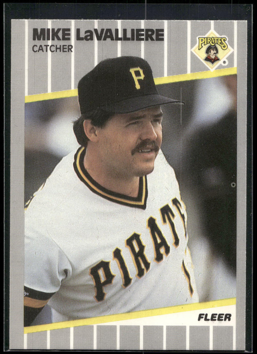 1989 Fleer #213 Mike LaValliere