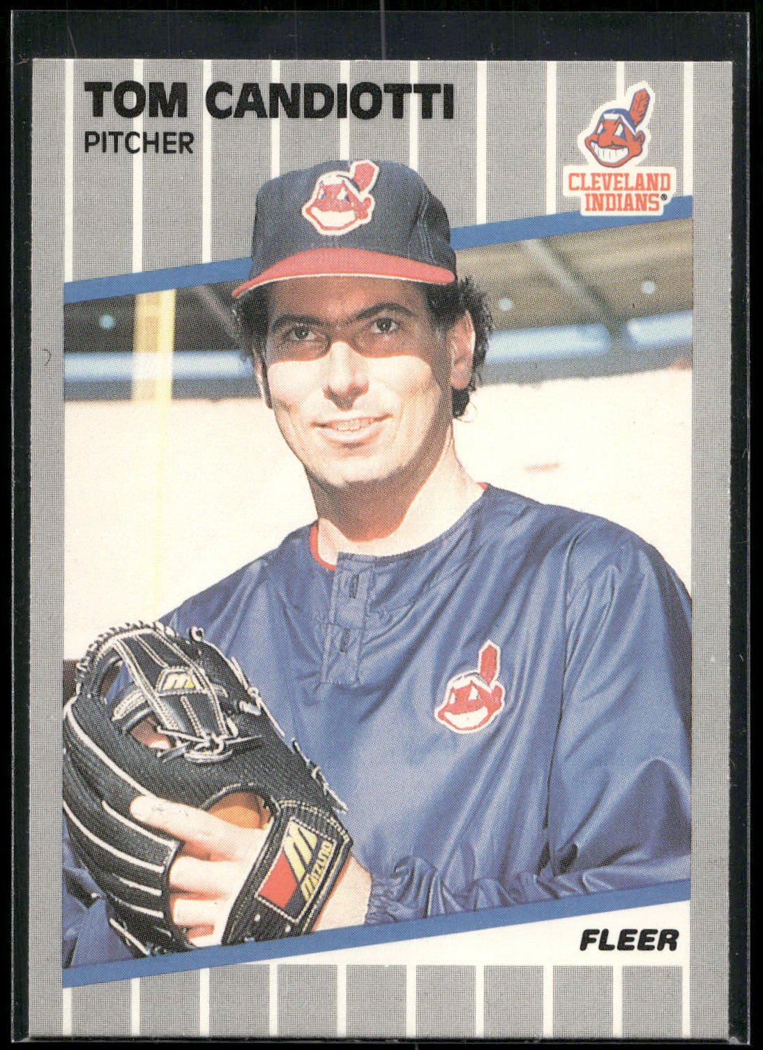 1989 Fleer #399 Tom Candiotti
