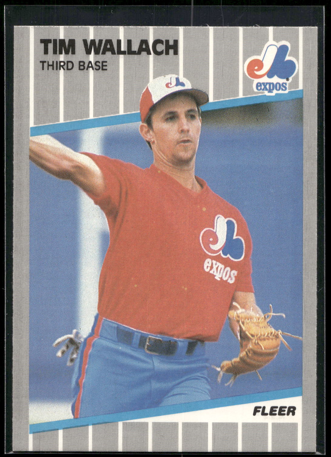 1989 Fleer #395 Tim Wallach
