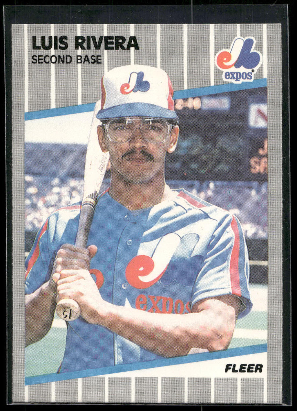 1989 Fleer #392 Luis Rivera