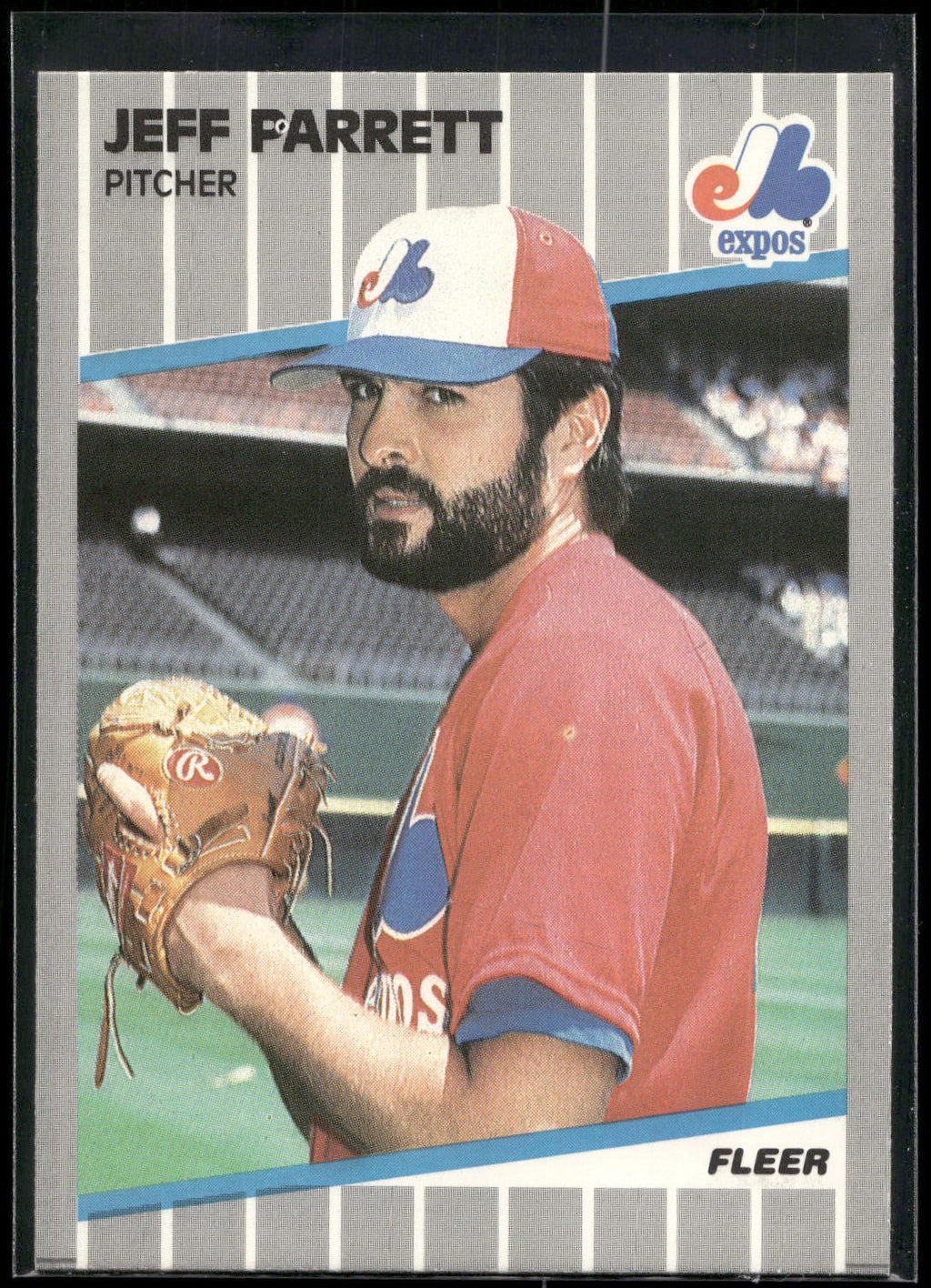 1989 Fleer #389 Jeff Parrett