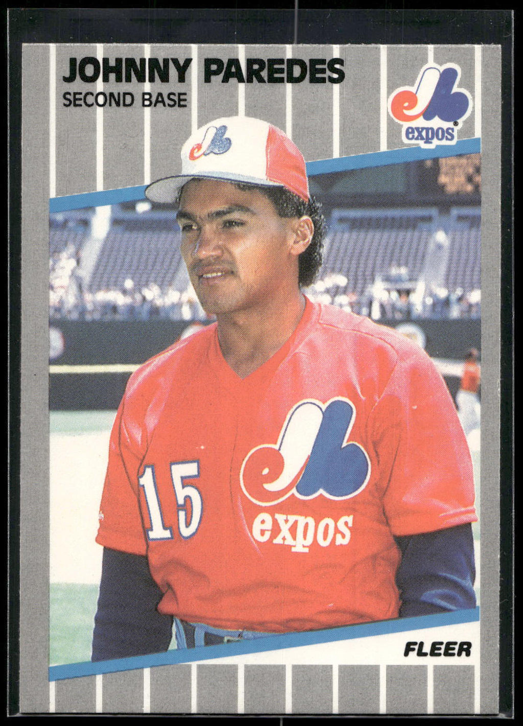 1989 Fleer #388 Johnny Paredes