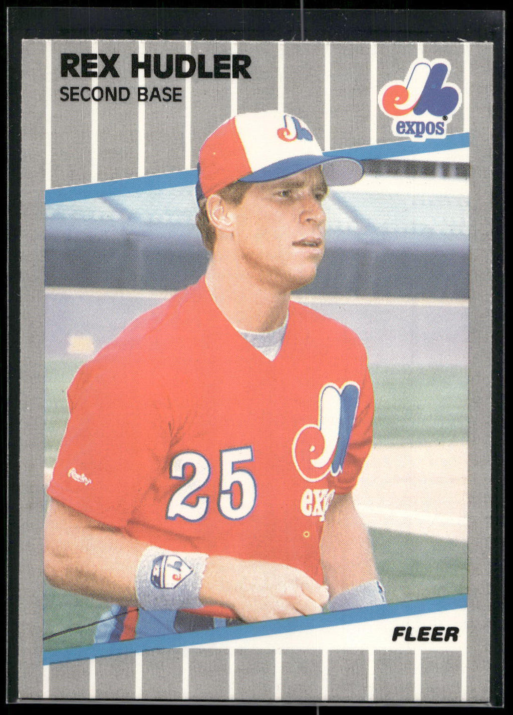 1989 Fleer #380 Rex Hudler