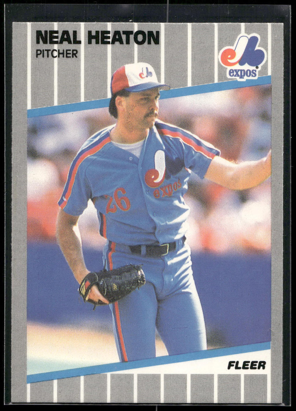 1989 Fleer #377 Neal Heaton