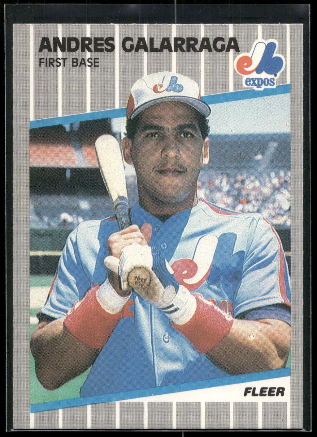1989 Fleer #376 Andres Galarraga