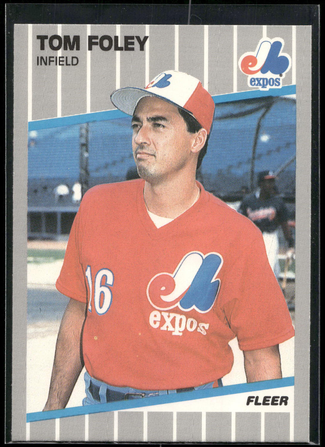 1989 Fleer #375 Tom Foley