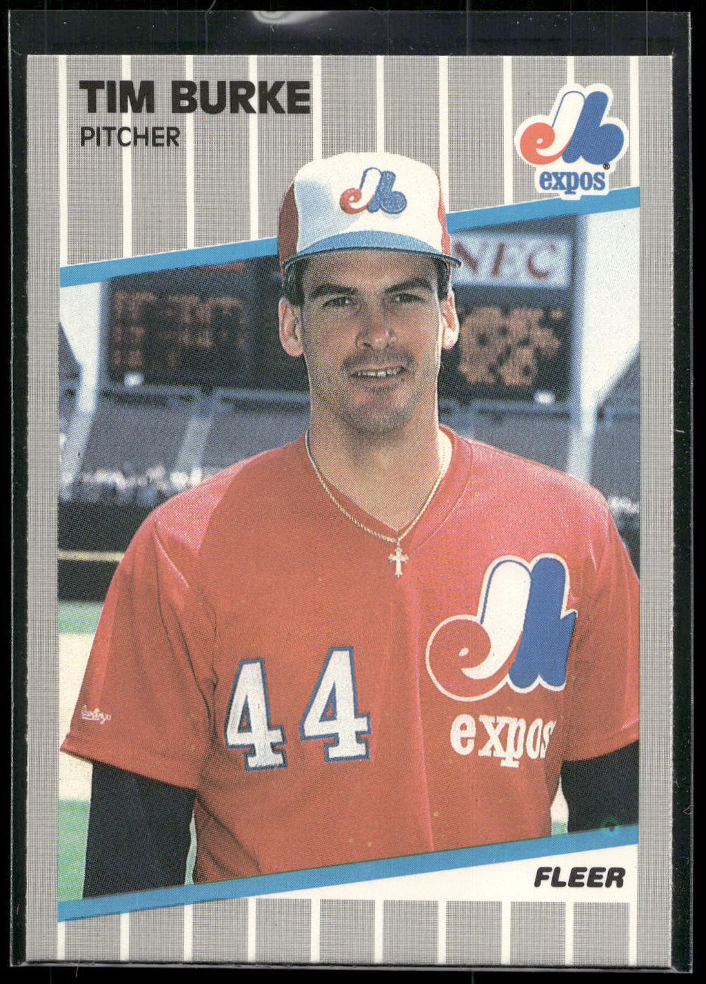 1989 Fleer #372 Tim Burke