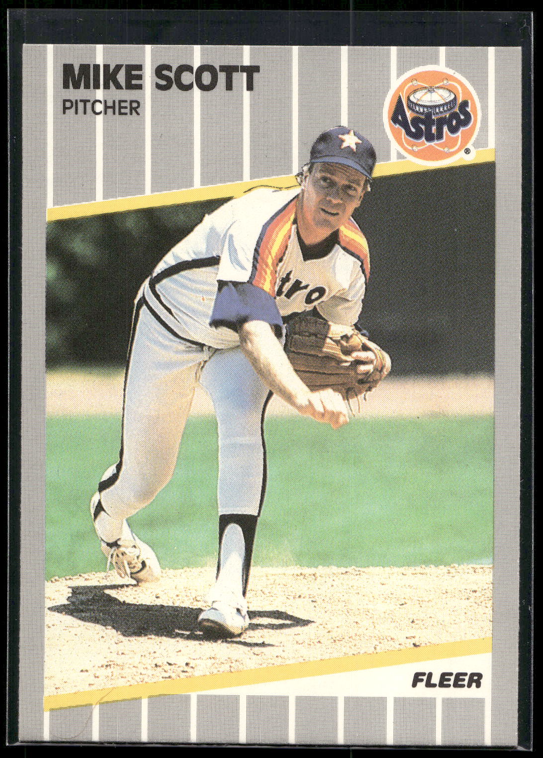 1989 Fleer #367 Mike Scott