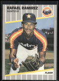 1989 Fleer #365 Rafael Ramirez