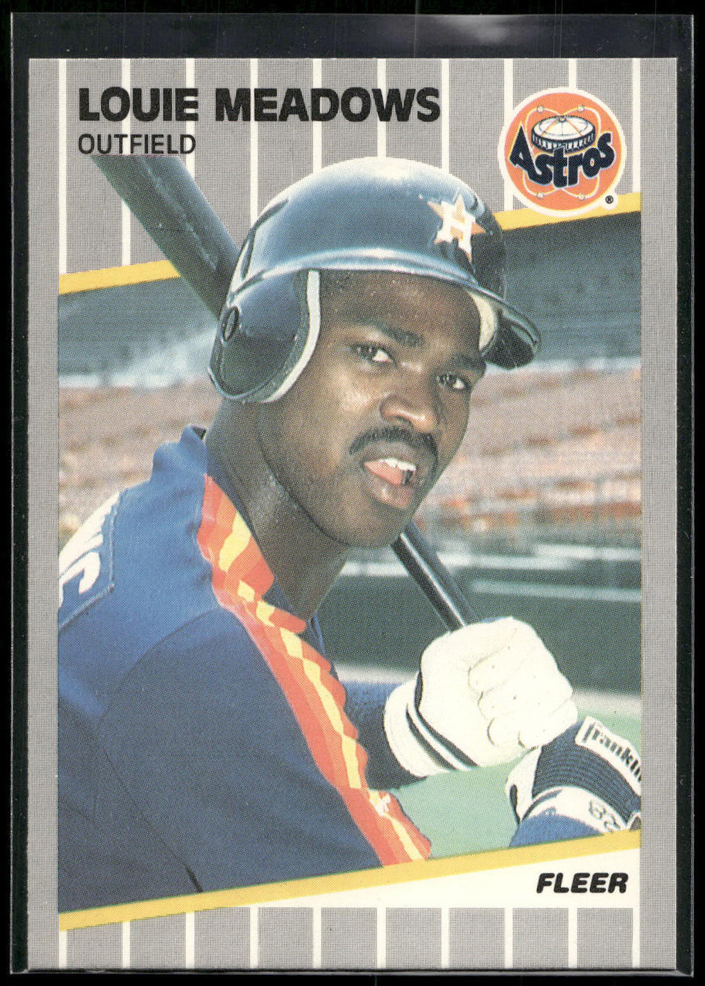 1989 Fleer #361 Louie Meadows