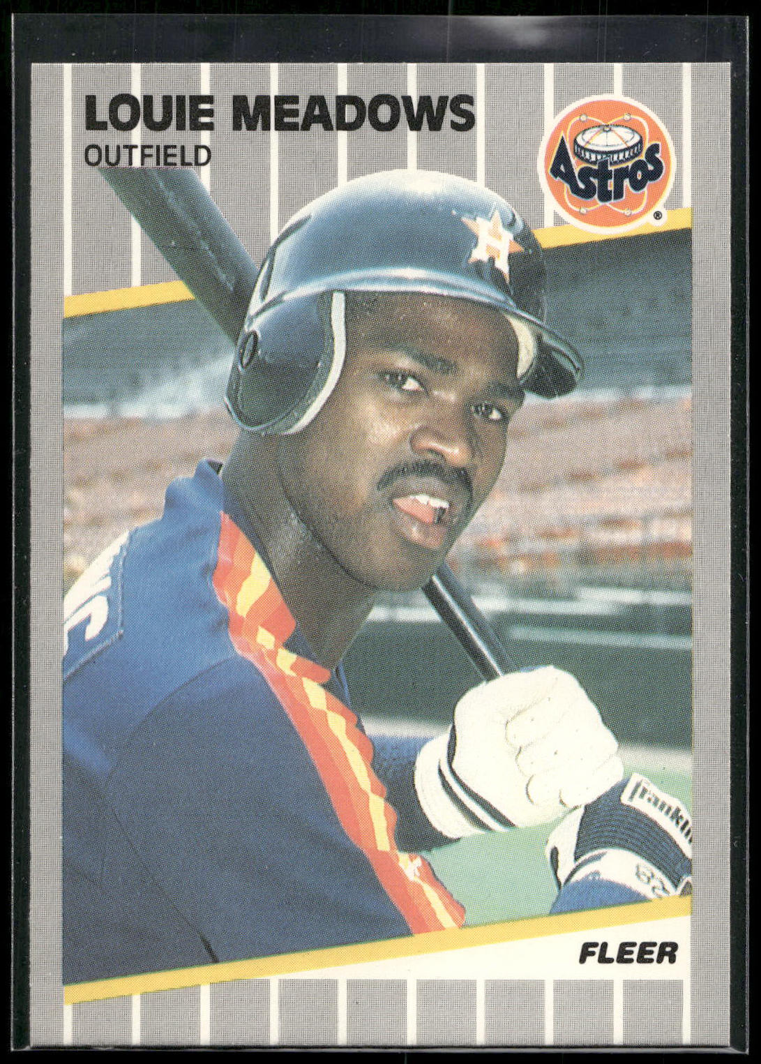 1989 Fleer #361 Louie Meadows