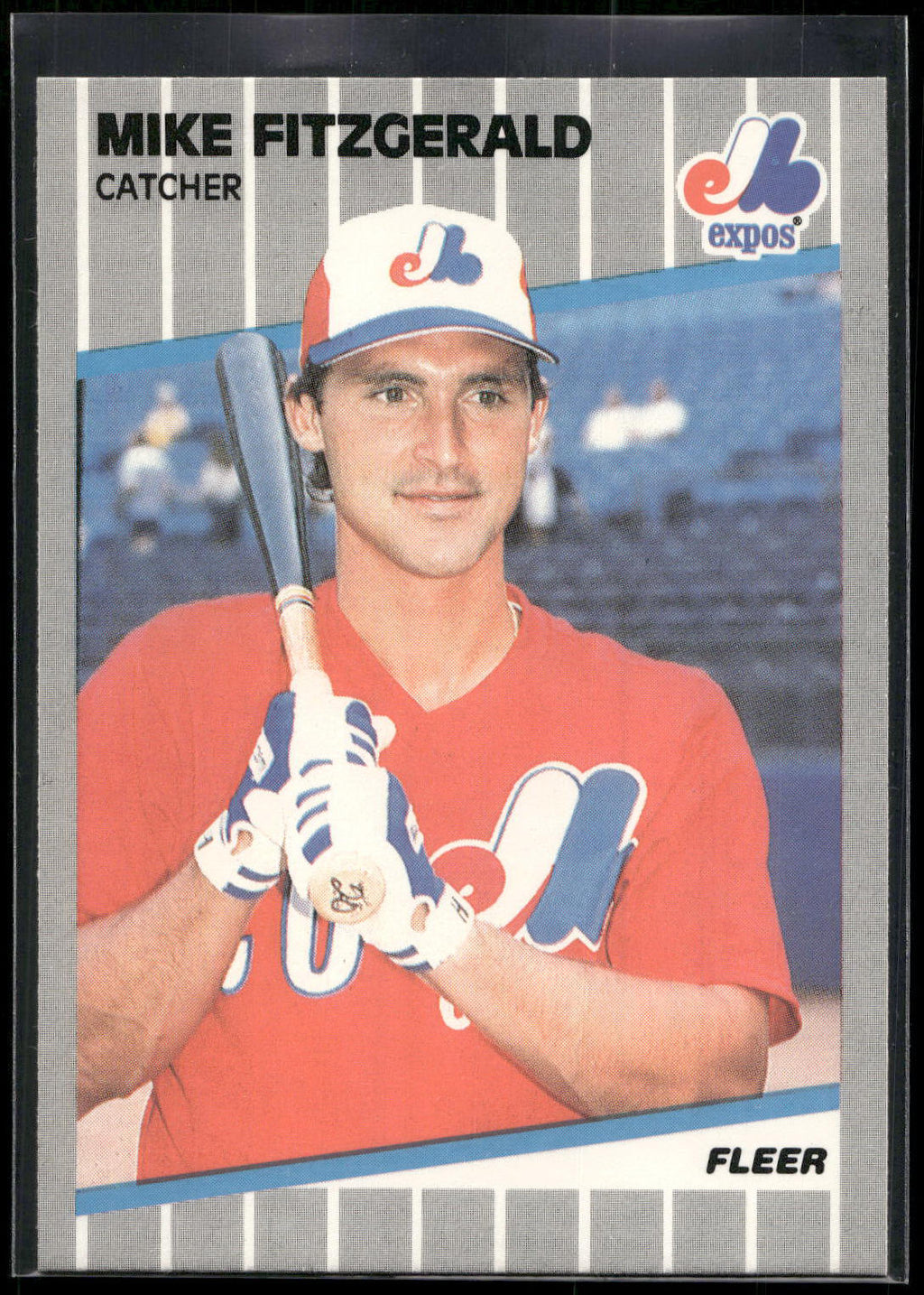 1989 Fleer #374 Mike Fitzgerald