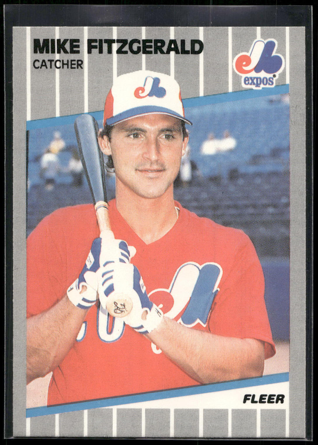 1989 Fleer #374 Mike Fitzgerald