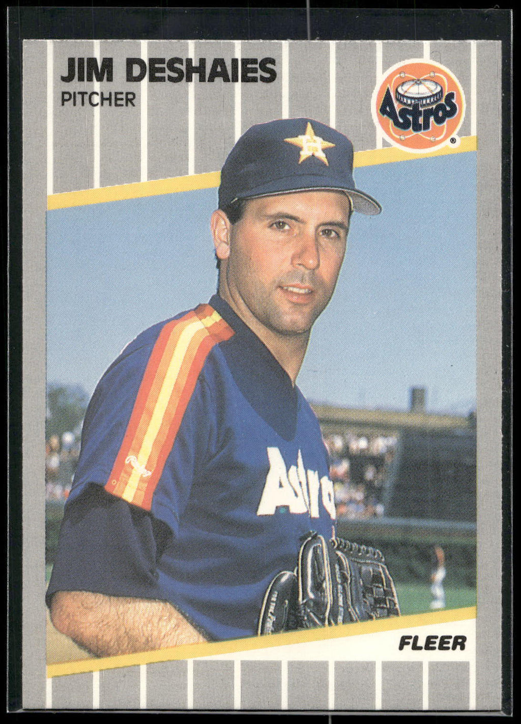1989 Fleer #356 Jim Deshaies