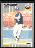 1989 Fleer #350b Alan Ashby