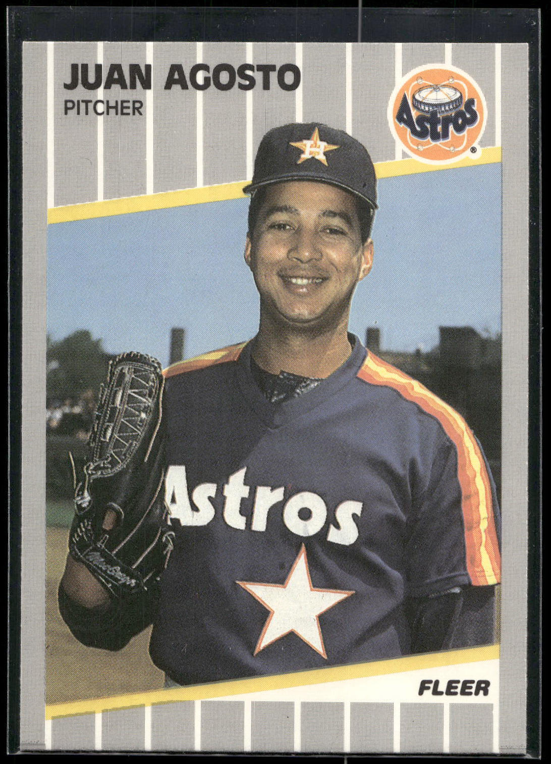 1989 Fleer #348 Juan Agosto