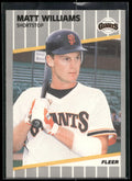 1989 Fleer #346 Matt Williams