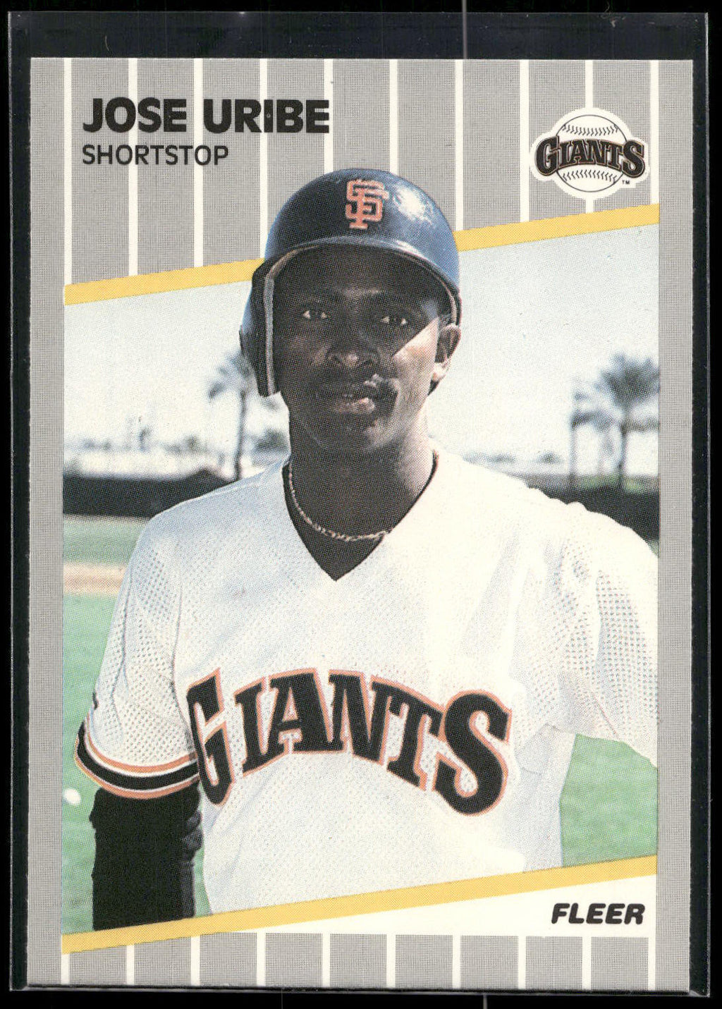 1989 Fleer #345 Jose Uribe