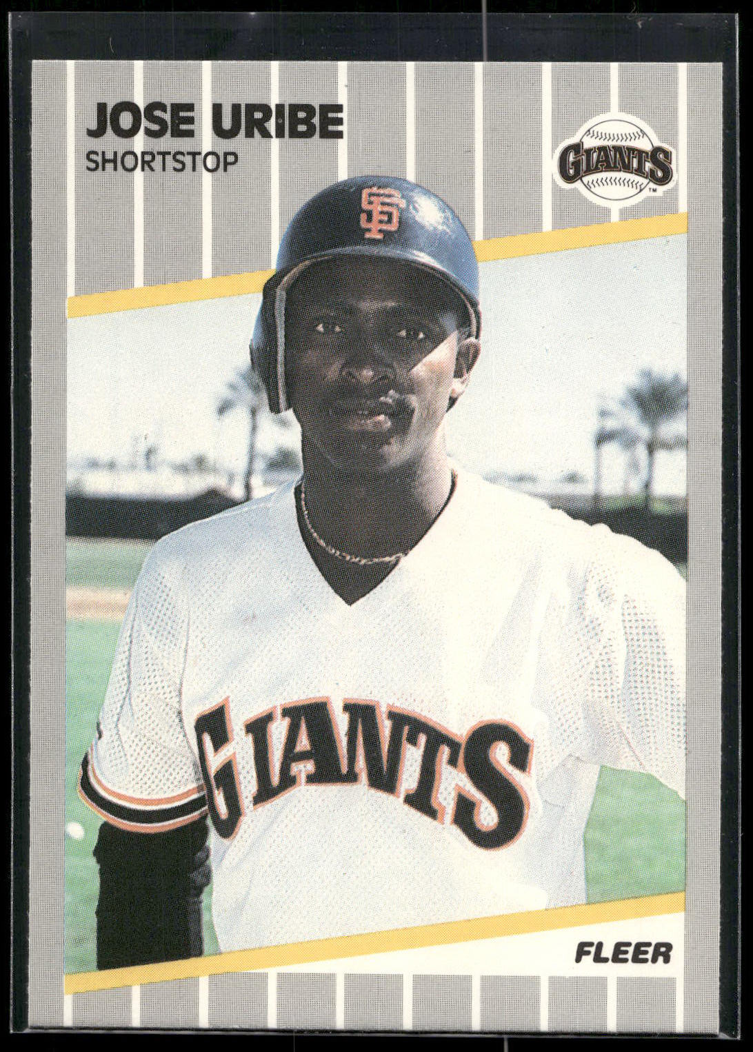 1989 Fleer #345 Jose Uribe