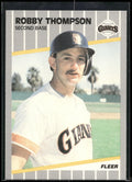 1989 Fleer #344 Robby Thompson