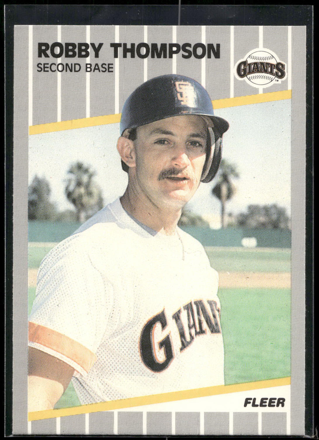 1989 Fleer #344 Robby Thompson