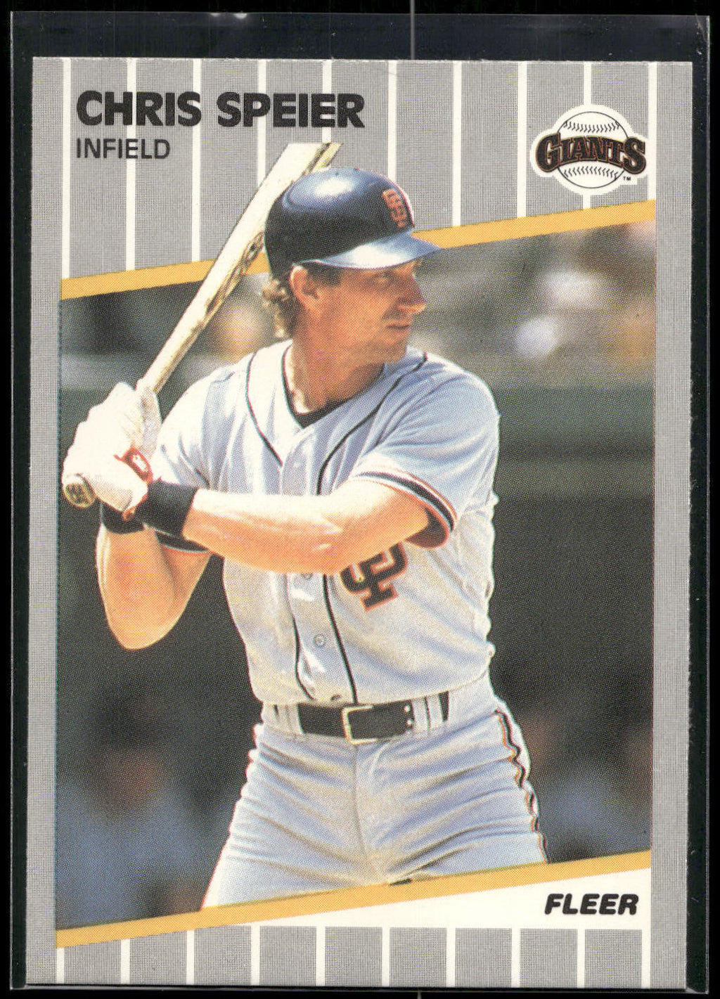 1989 Fleer #343 Chris Speier