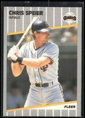 1989 Fleer #343 Chris Speier