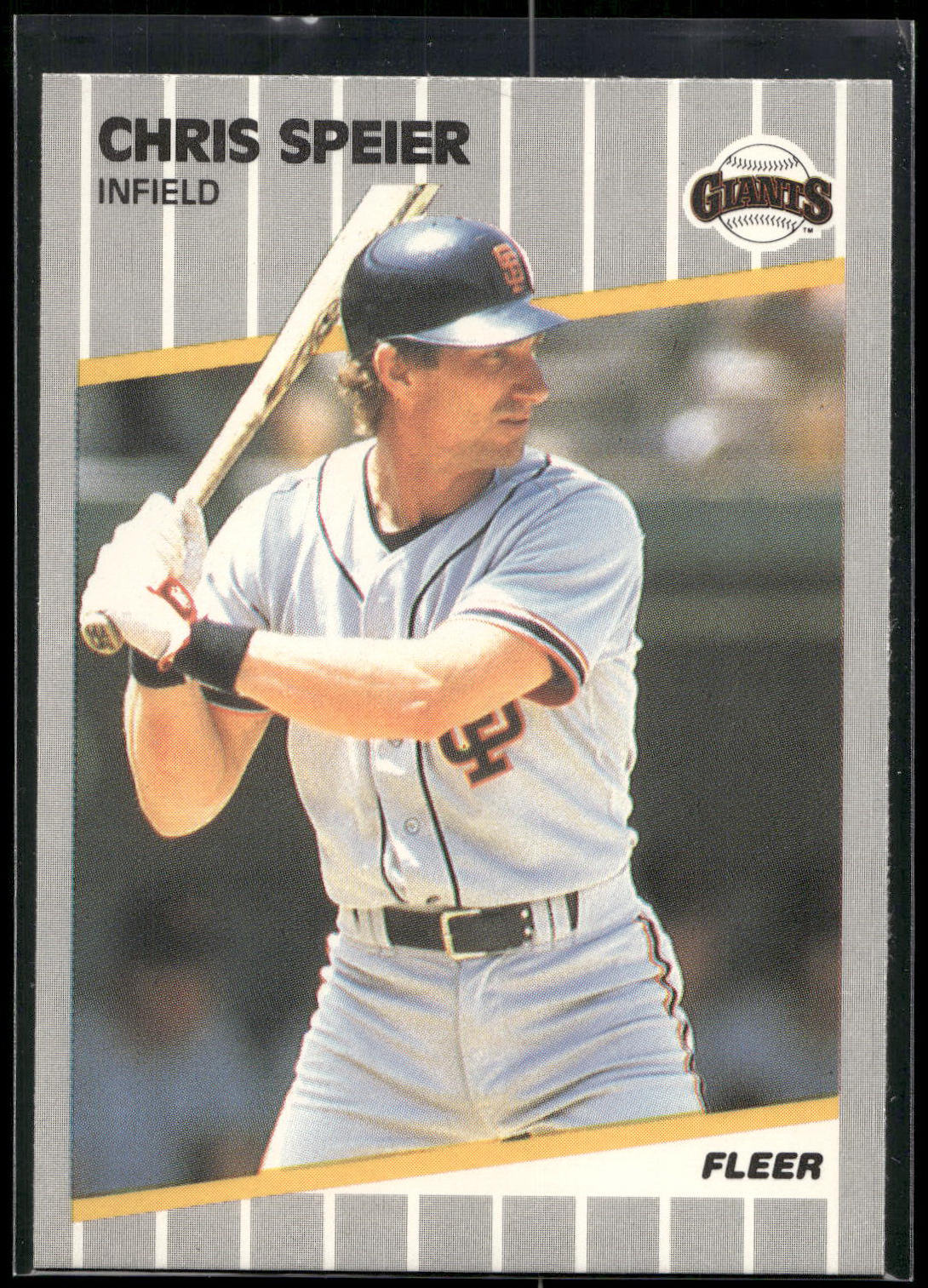 1989 Fleer #343 Chris Speier