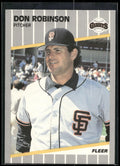 1989 Fleer #342 Don Robinson