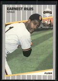 1989 Fleer #341 Ernest Riles