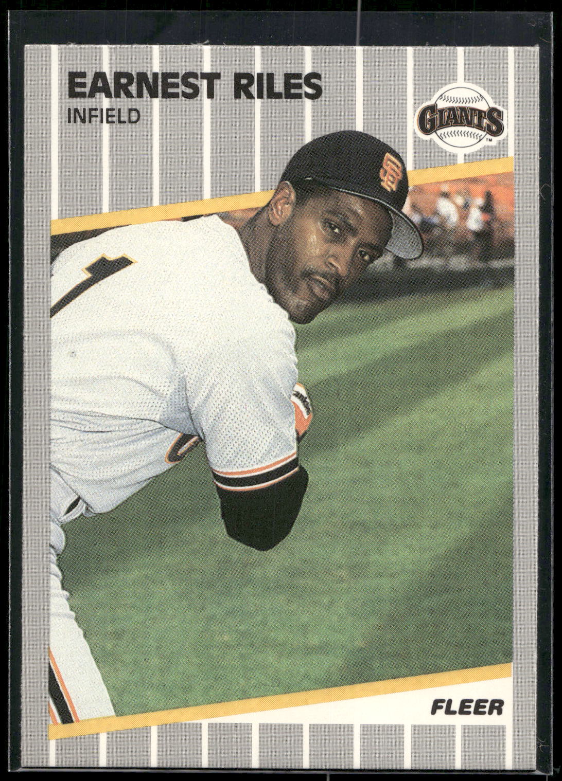 1989 Fleer #341 Ernest Riles