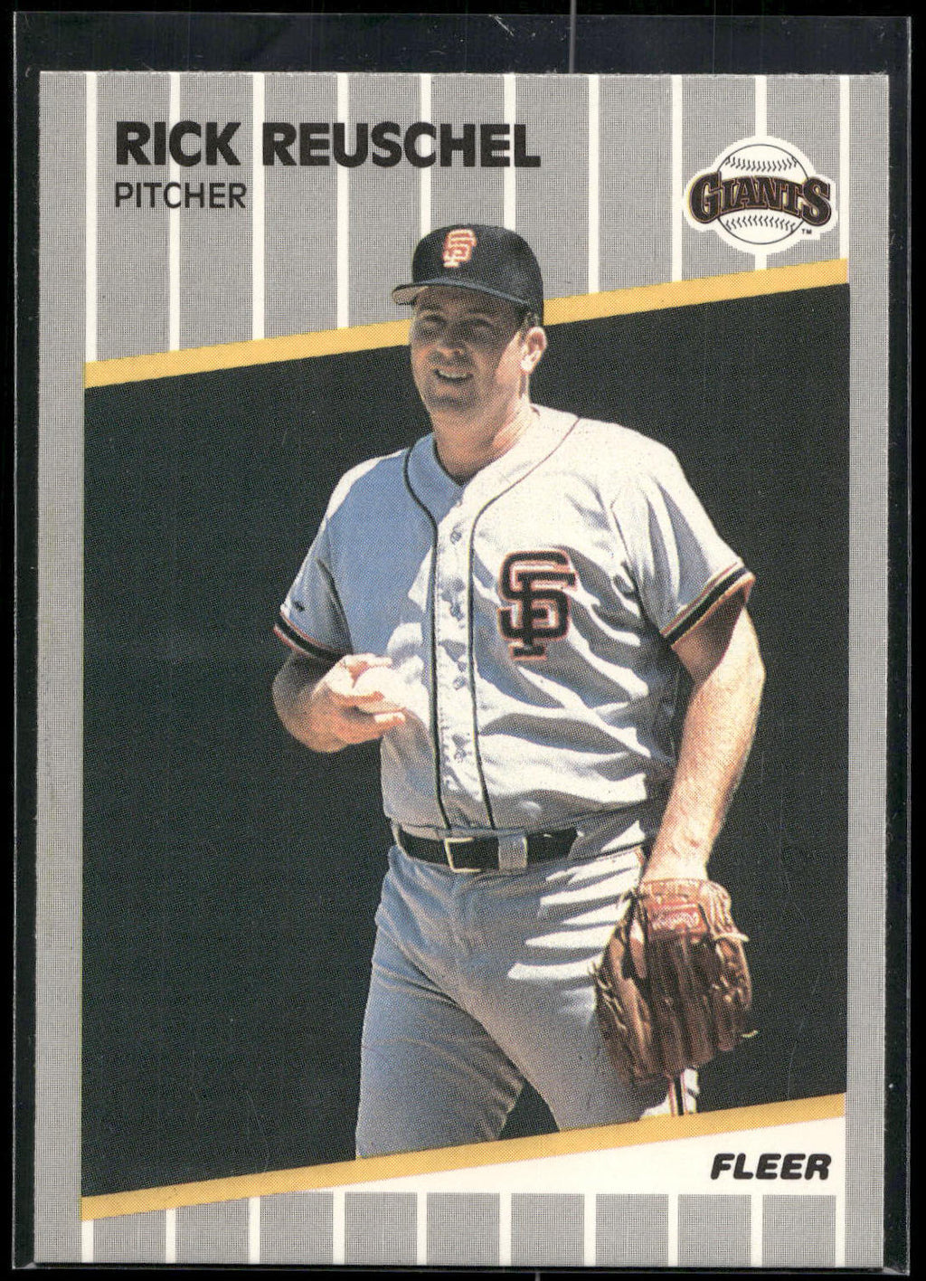 1989 Fleer #340 Rick Reuschel