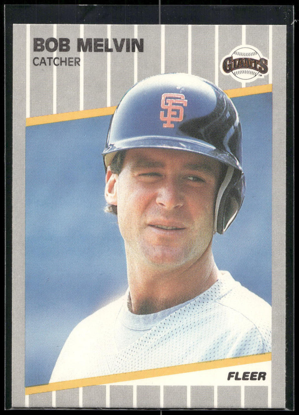 1989 Fleer #335 Bob Melvin