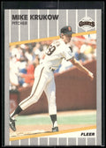 1989 Fleer #331 Mike Krukow
