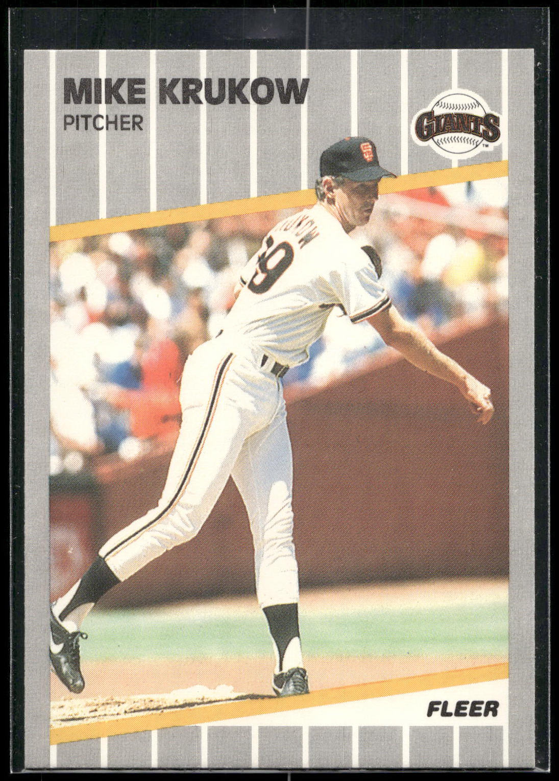 1989 Fleer #331 Mike Krukow