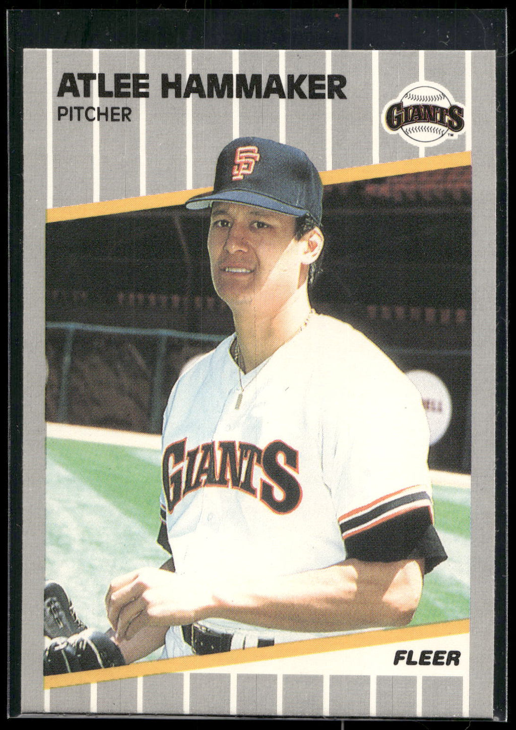 1989 Fleer #329 Atlee Hammaker