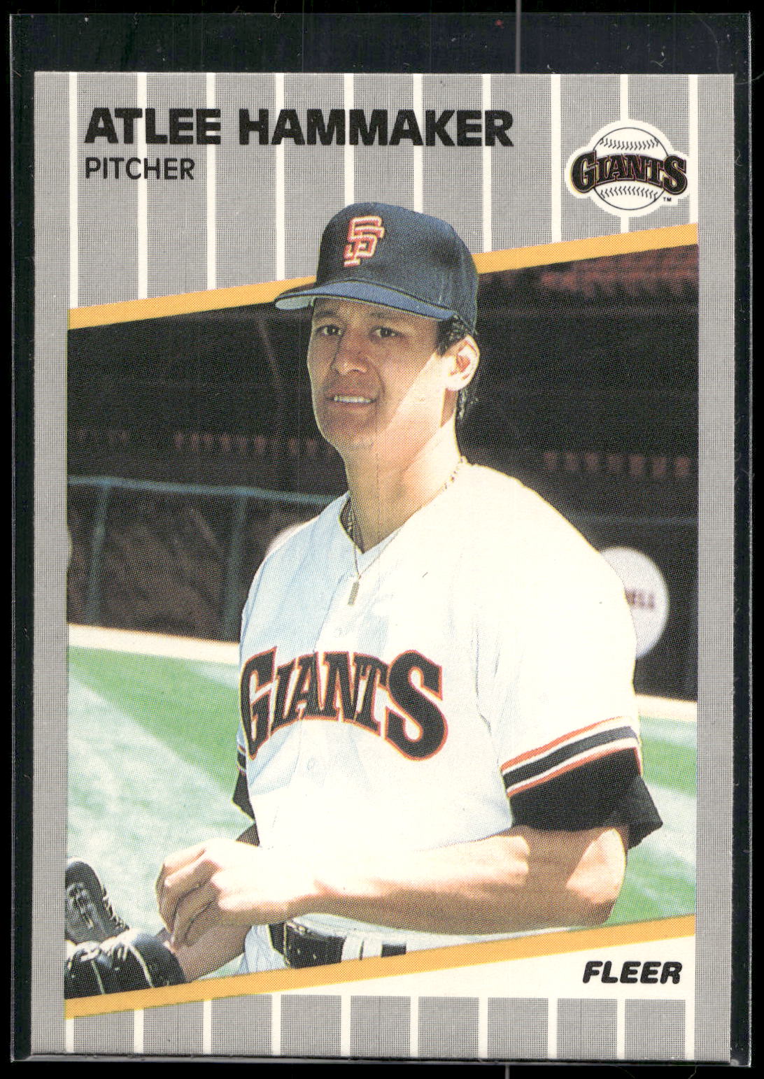 1989 Fleer #329 Atlee Hammaker