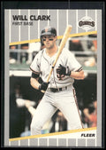 1989 Fleer #325 Will Clark