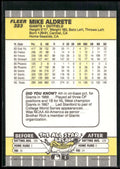 1989 Fleer #323 Mike Aldrete