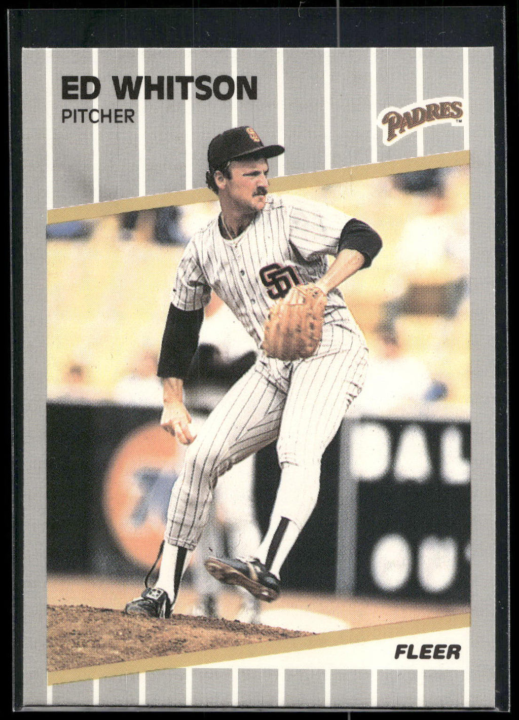 1989 Fleer #321 Ed Whitson